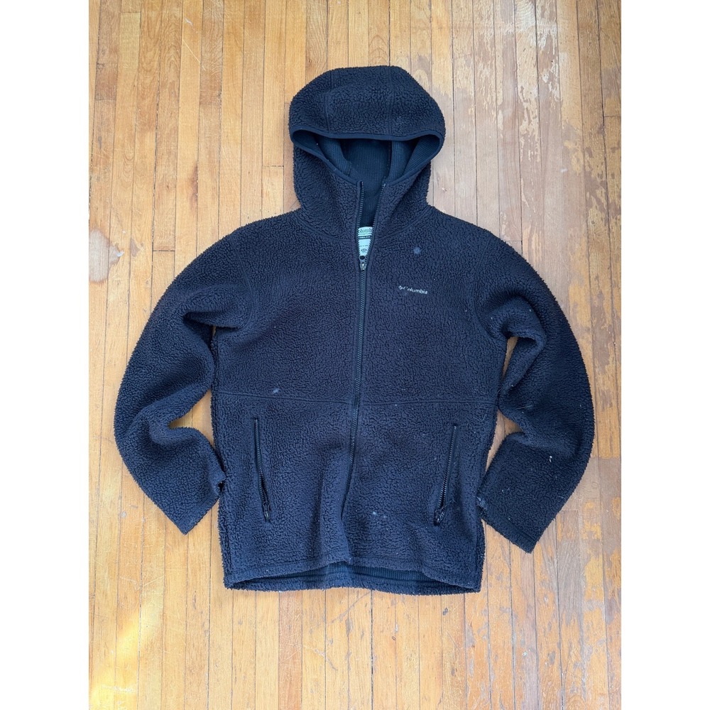 Mens X-Small Columbia Fleece Hooded Zip Up